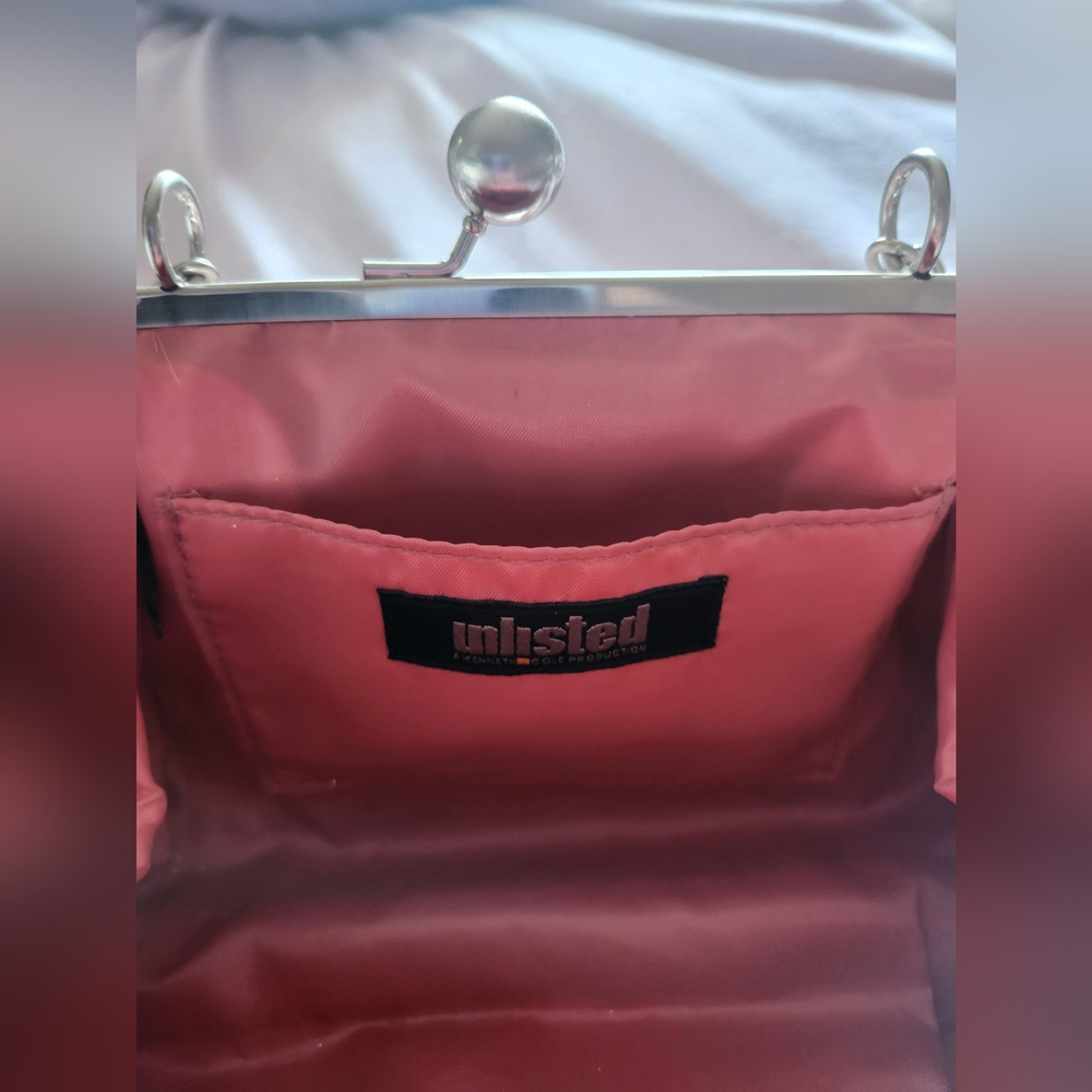 Unlisted by Kenneth Cole Sparkly Pink Mini Purse - Picture 6 of 8
